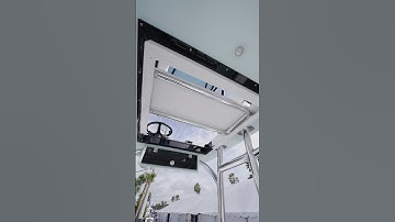 Maximize Your View: The Buggy Top Second Station on the Islamorada 24 #boating #boatlife