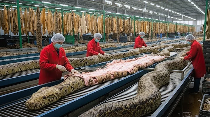 Inside the Snake-Leather Factory: From Snake Skin to Luxury Jacket (Full Process)
