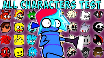 ALL CHARACTERS TEST | FNF Character Test | Gameplay VS Playground