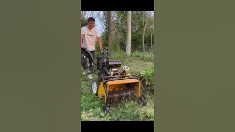 Máy xới đất máy làm cỏ nông nghiệp máy vun luống đăng #automobile #farming #bgmi #agriculture #tools