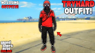 GTA 5 ONLINE NEW BLACK JOGGERS RIPPED SHIRT GLITCH TRYHARD MODDED OUTFIT 1.67! (NO TRANSFER GLITCH)