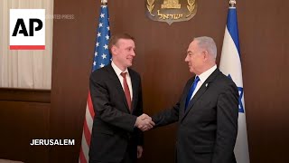 US National Security Adviser Jake Sullivan meets Israeli Prime Minister Netanyahu in Jerusalem