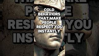 5 Cold Behaviours That Earn Instant Respect  #habits #action #motivation #psychology #discipline