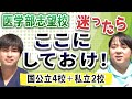 医学部志望校 迷ったらここにしておけ!