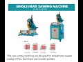 Kd400 single head sawing machine