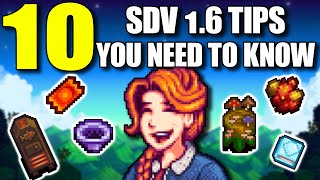 Uncover These 10 Incredible Stardew Valley  1.6 Tips!