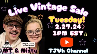 Live Vintage Sale Tuesday! Thrifter Junker Vintage Hunter & The Cult Of Vintage