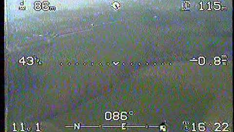 Gluonpilot first OSD test-flight