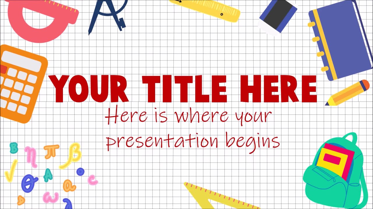 how to make maths powerpoint presentation