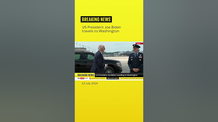 US President Joe Biden travels to Washington