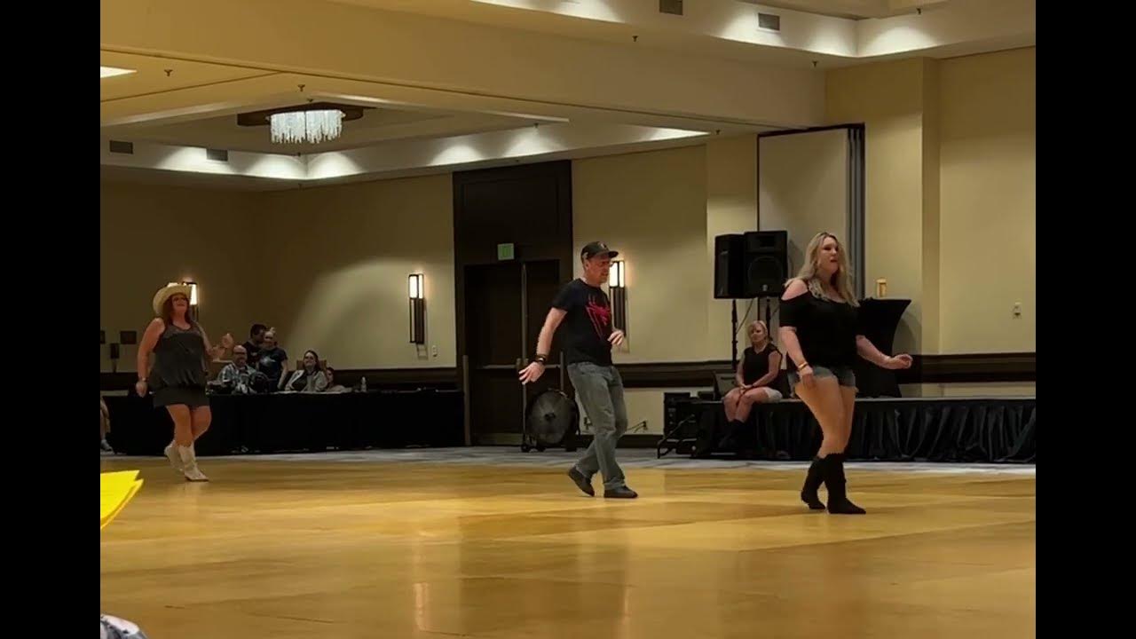 Shoot Tequila Line Dance Demo by Rob Holley at Fun in the Sun Orlando