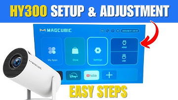 HY300 Projectorinstallatie - EENVOUDIG STAP-VOOR-STAP