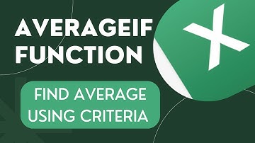 How to Calculate average in Excel for specific cells using AVERAGEIF function in Excel - Urdu/Hindi