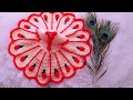 How to make beautiful flower crochet dress for kanha ji  bal gopal  laddu gopal