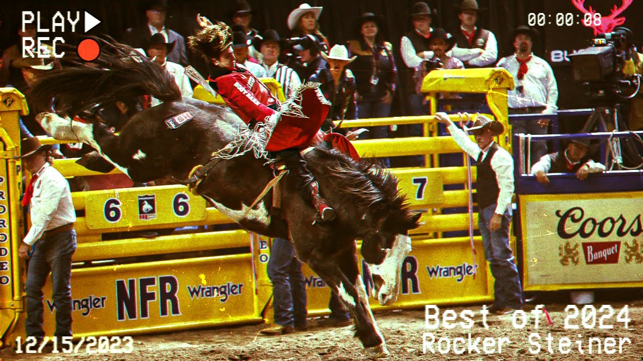 Bull Rider Rocker Steiner Rocker Steiner's BEST ProRodeo 2024 Rides - YouTube
