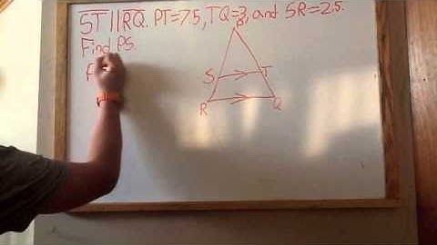 Chapter 7.4: Parallel Lines and Proportional Parts