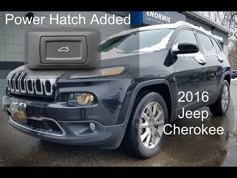 2016 Jeep Cherokee, 펜실베니아 이리 근처에 파워 키리스 해치 리프트 게이트 추가