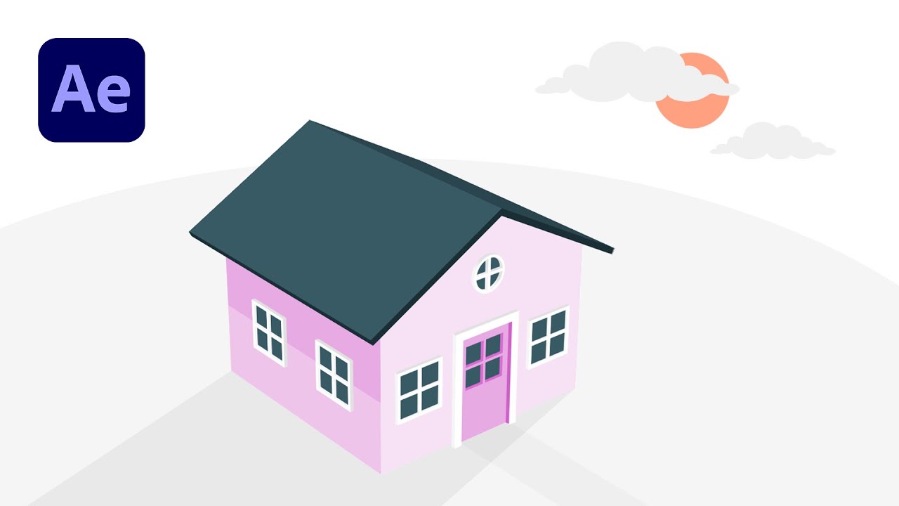 3D House Animation In After Effects | No Plugins - YouTube