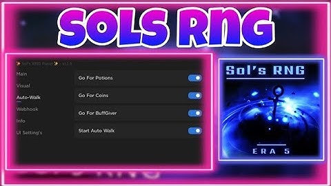 INSTANT ROLL + FREE AURA & GAMEPASS | LUCK BOOST / UPDATE - MOBILE + PC | SOLS RNG SCRIPT HACK