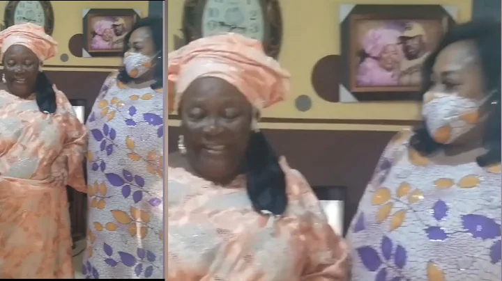 FOLUKE DARAMOLA VISIT ANOTHE VETERAN ACTOR IYA EREKO