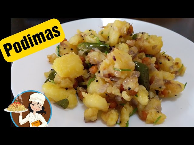 Potato Podimas in Tamil / Potato Podimas Recipe in Tamil / உருளைக்கிழங்கு பொடிமாஸ் | Food Tamil - Samayal & Vlogs