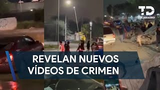Revelan nuevos videos de persecución y choque múltiple tras boda en Juárez, NL