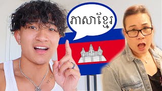 Speaking ONLY Khmer For 24 Hours!?! *funny*