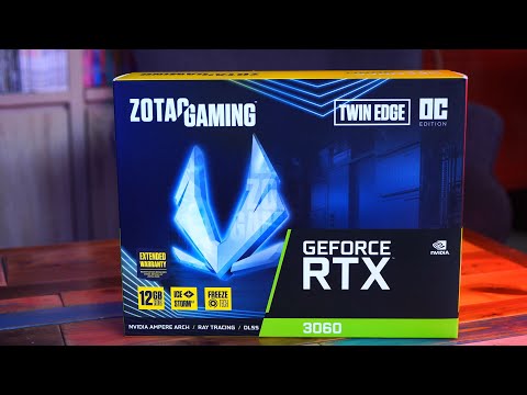 ZOTAC GAMING GeForce RTX 3060 Twin Edge OC Quick Unboxing