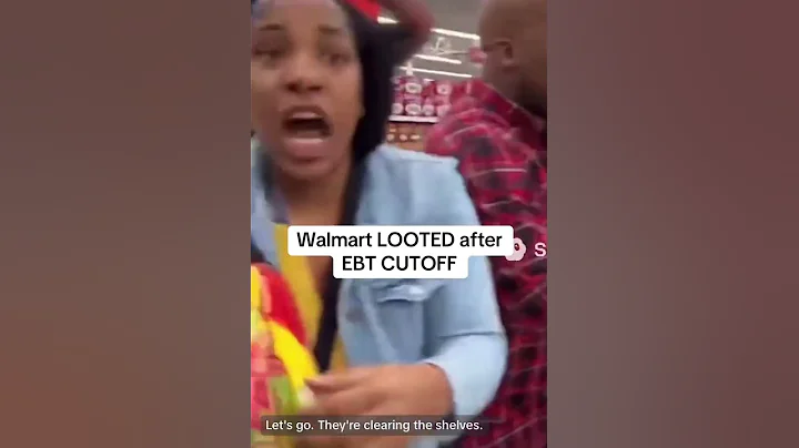 Walmart LOOTED after EBT CUTOFF #ebtcard #governmentshutdown #walmart #theft #funnyshorts