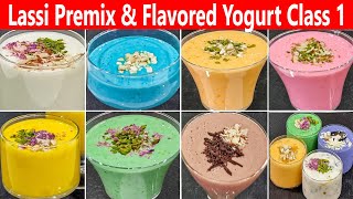 Lassi Premix & Flavored Yogurt Free Class 1 | Manisha Bharani Kitchen