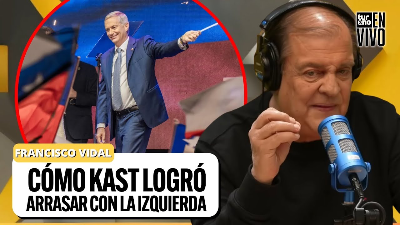 La PEOR derrota de la izquierda desde 1990: Pancho Vidal EXPLICA por qué Kast ARRASÓ | Turno En Vivo