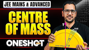 CENTRE OF MASS in One Shot: All Concepts & PYQs Covered | JEE Main & Advanced