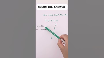 How many sevens (7) do you see? 👀#shorts #shortsfeed #shortvideos #youtube #art #gaming#tiktok