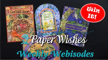 4 Beautiful Cards Using Botanic Garden Paper Pad by Crafter