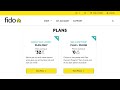 How to purchase a Plan from Fido? How do I purchase a data plan? get a phone plan online