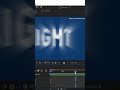 Wait for end ...😱 . Text animation in A.E #videoediting #aftereffects #youtubeshorts #adobevideo