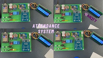RFID Based Smart Attendance System Using ESP32 Board with MQTT