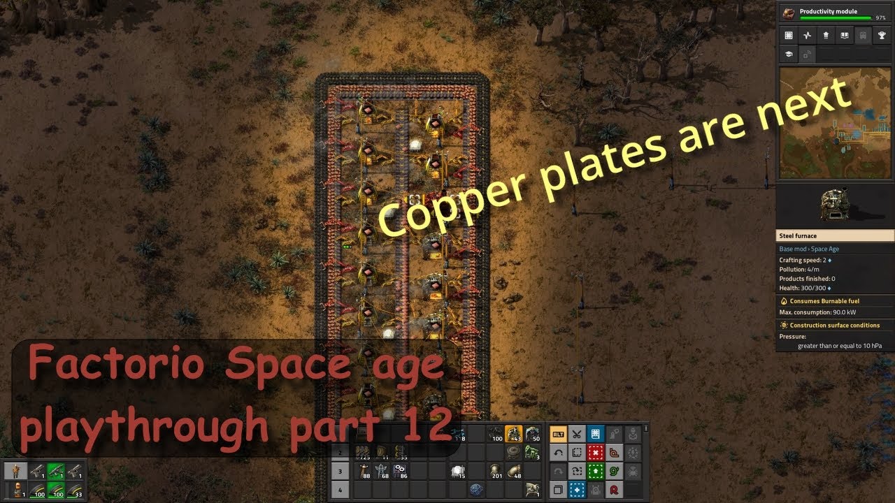 Factorio Space age, playthrough part 12 - YouTube