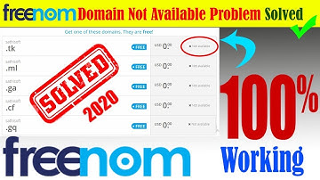 Fixed Freenom domain is not available in 1 min || TechnicalRanjit [2021]
