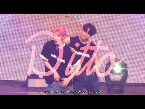 [EPEX] 230610 이펙스1st 팬콘 SUNSHOWER | Ditto(원곡:뉴진스) 금동현&아민 직캠 | KEUM&A-MIN focus