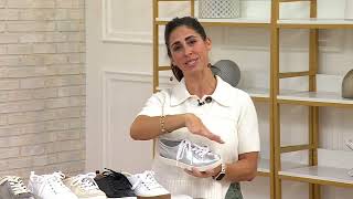 Vionic Casual Leather Sneakers - Winny on QVC