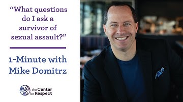 "What questions do you ask sexual assault and rape survivors?" by Mike Domitrz, speaker, author