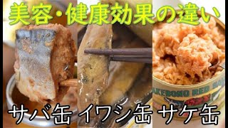 サバ缶,イワシ缶,鮭缶の美容・健康効果の違い！食べ分け方は？薄毛・ダイエット・老化防止に良いのはどれ？