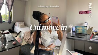 UNI MOVE IN VLOG || Life update | Res tour +room tour | groceries shopping | South African YouTuber