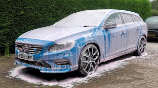 Volvo V60 Polestar Rebel Blue Reminisce Wash