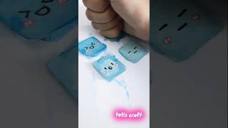 DIY water ice cube 🧊 #diy #homemadepapercraft #diyideas #craft #craftyhome #art #artandcraft