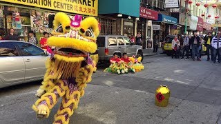 Liondanceme Performance In San Francisco Chinatown