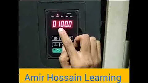 Teco F510 parameters setting .