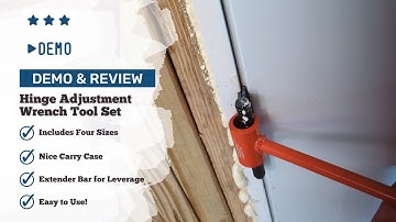 Demo and Review - dirnatel Hinge Adjustment Wrench Tool Set
