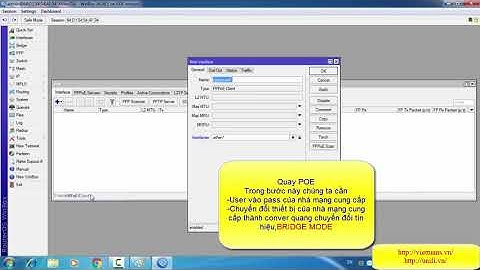 Hướng dẫn chi tiết cấu hình cài đặt router Mikrotik